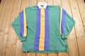 Vintage 1990s Kenneth Stevens Striped Rugby Sweatshirt