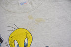 Vintage 1993 Looney Tunes Tweety Bird Graphic Crewneck