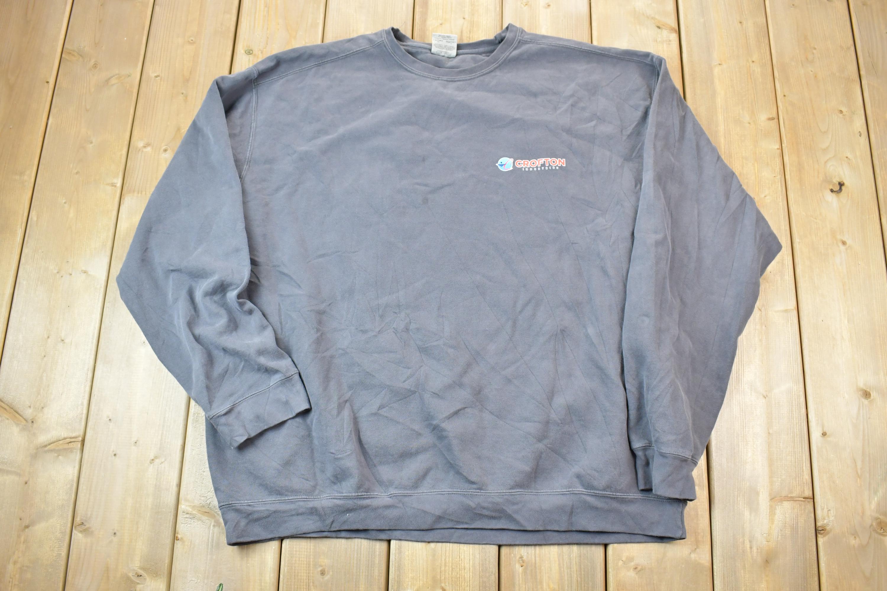 Vintage 1990s Crofton Diving Corp Hampton Roads Crewneck Sweatshirt