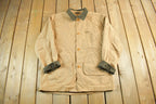 Vintage 2000s L.L. Bean Flannel Lined Barn Chore Coat Men's Large