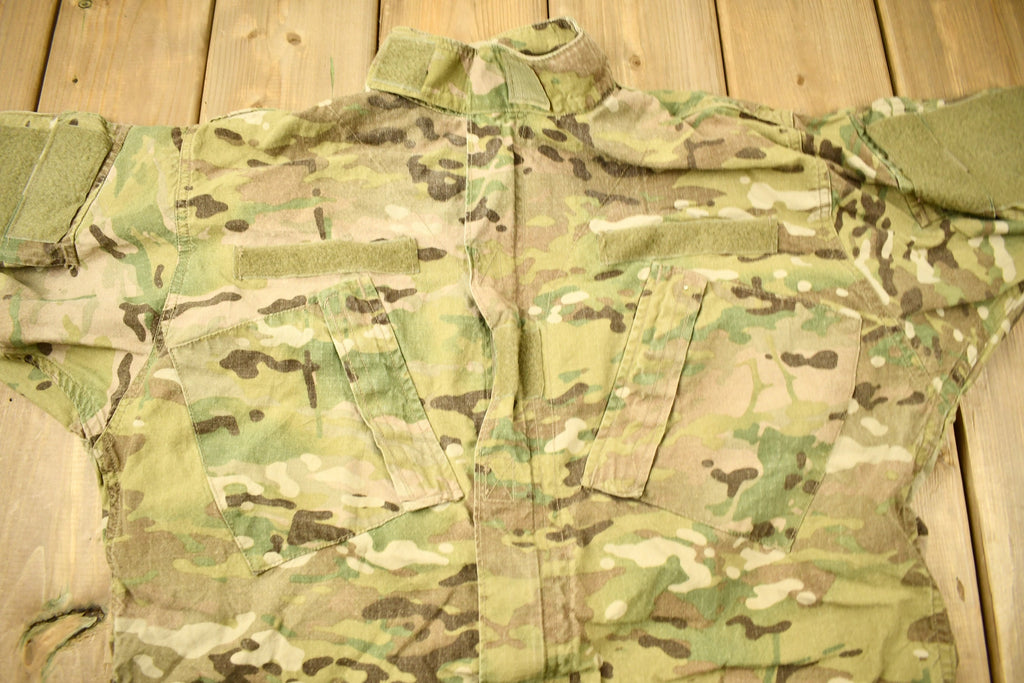 Vintage 2001 Military Camouflage Combat Jacket