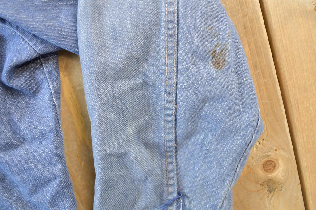 Vintage 1970s Genuine Roebucks Button Up Jean Jacket