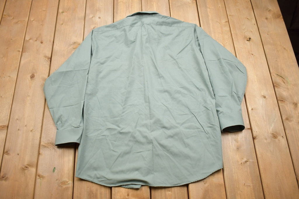Vintage 1990s Arrow Sportswear Blank Button Up Shirt