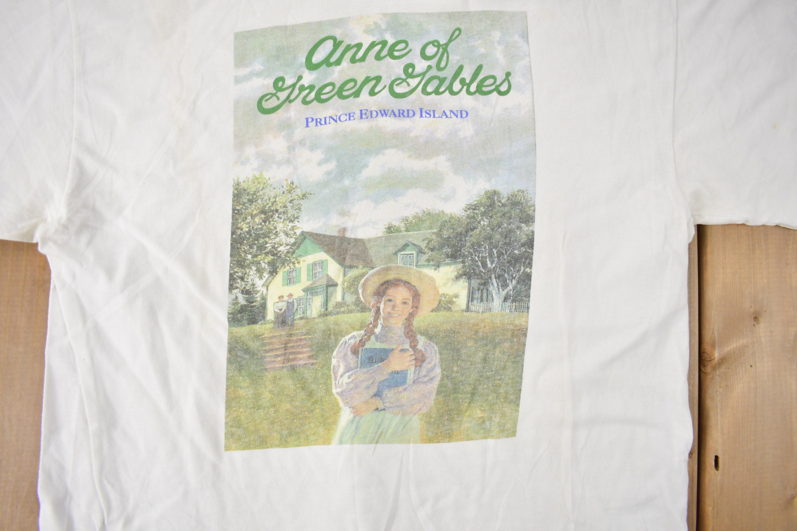 Vintage 1990s Anne of Green Gables Single Stitch Graphic T Shirt Made In USA