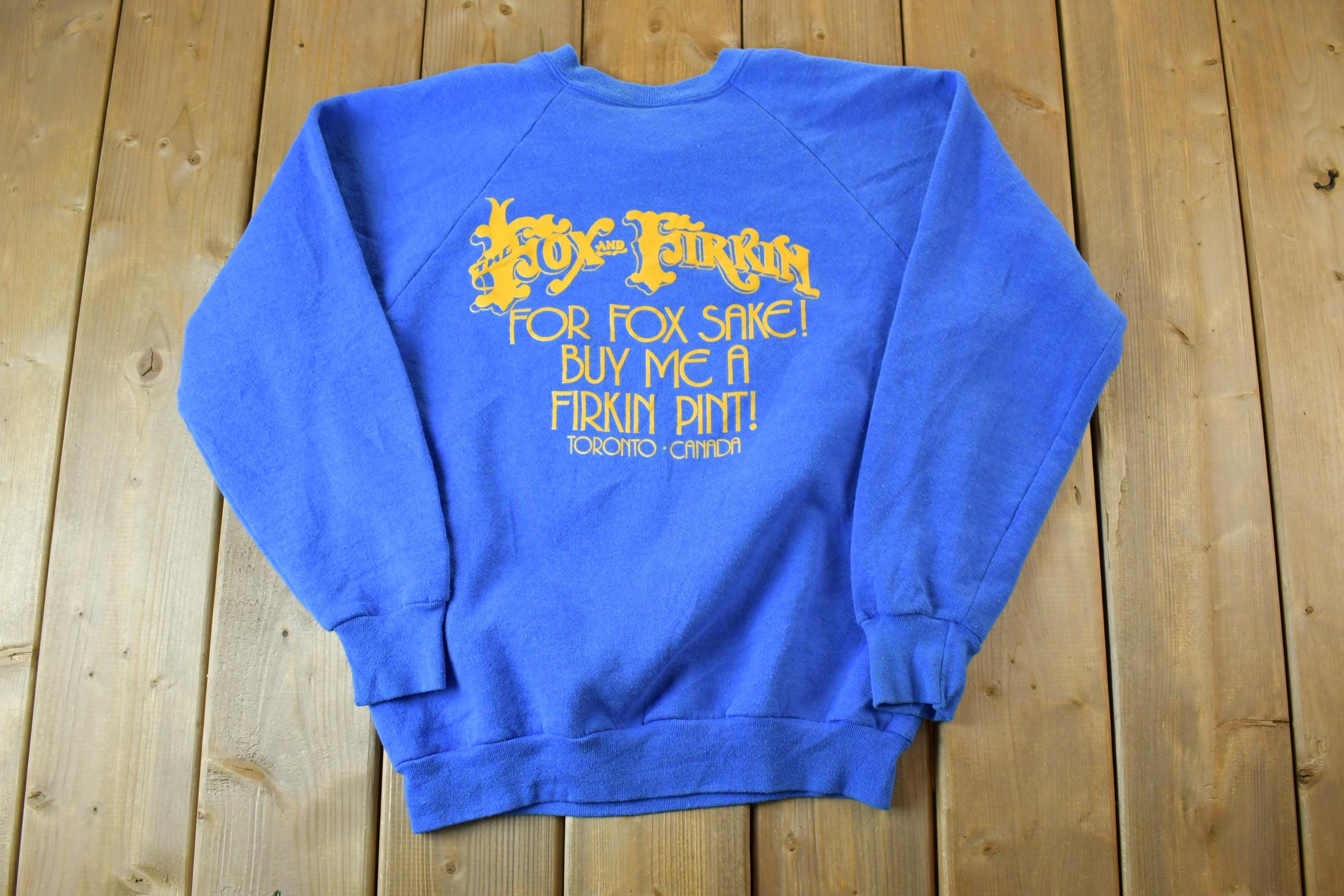 Vintage 1990s Fox And Firkin Toronto Crewneck Sweatshirt