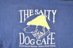 Vintage 1990s The Salty Dog Cafe Graphic Print Hoodie Sweatshirt Men's XL  90's Destination Sweater