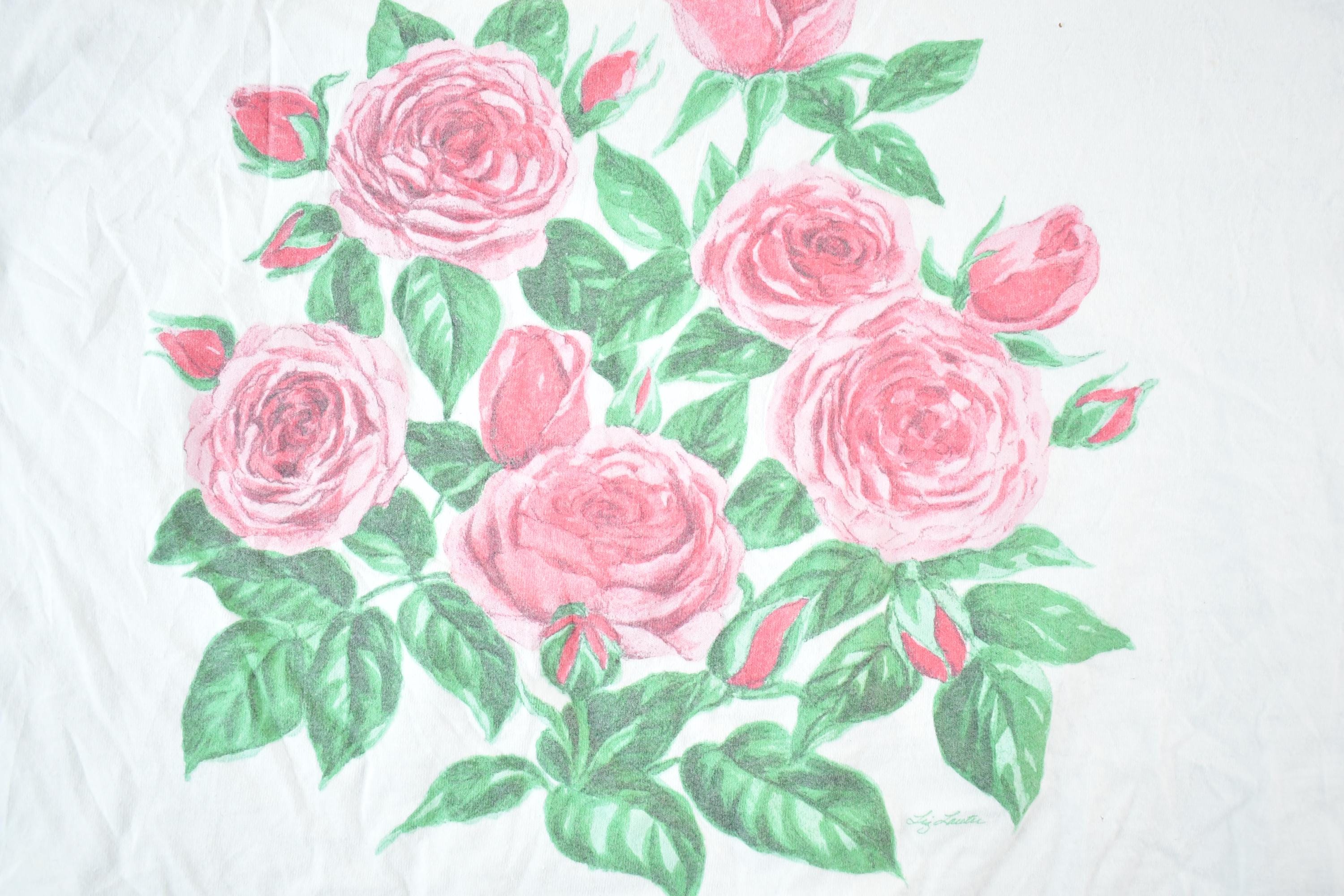 Vintage 1990s Rose Bush Souvenir T-Shirt Women's XL