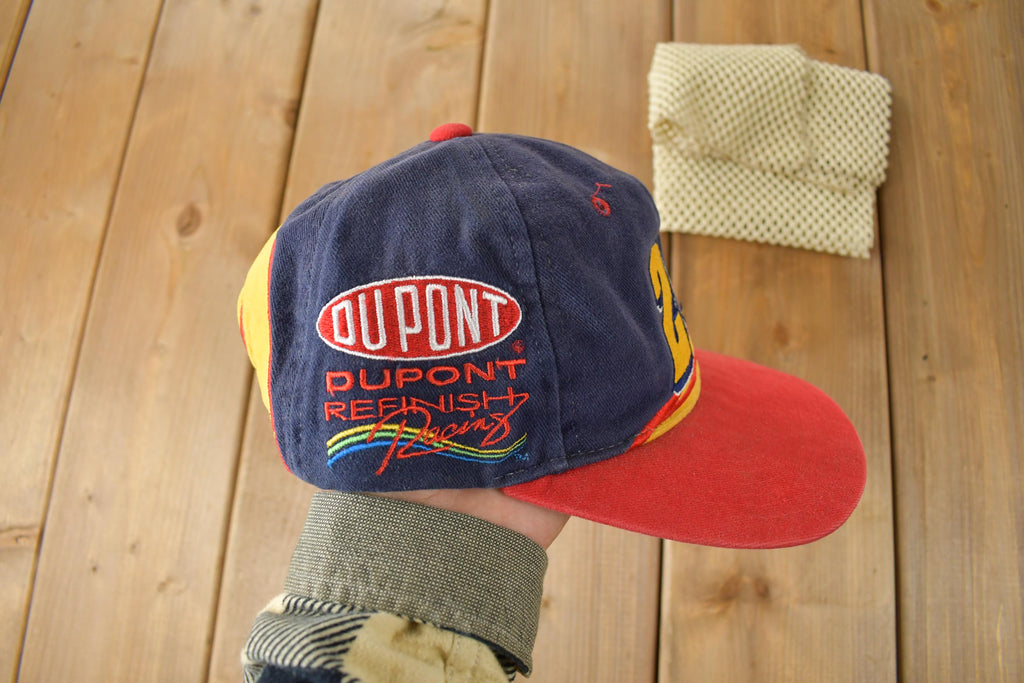 Vintage 1990s Dupont Racing Jeff Gordon Nascar Snapback Hat