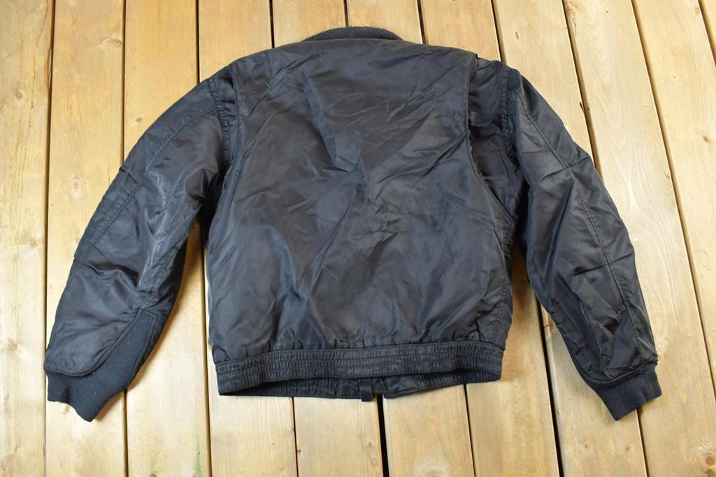 Vintage 1990s Polo Jeans Company Light Military Bomber Jacket