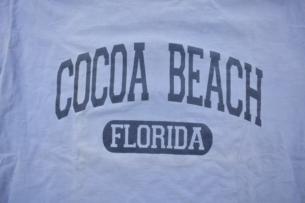 Vintage 1990s Cocoa Beach Florida Travel T-Shirt
