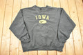 Vintage Y2K Nike Iowa Hawkeyes University Crewneck Sweater Mens XXL