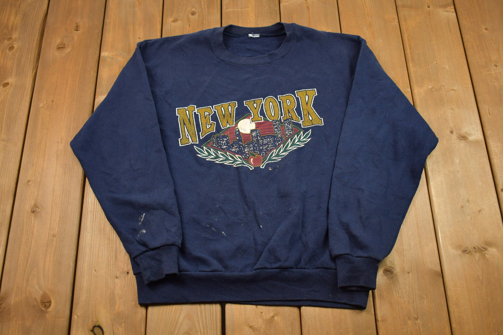 Vintage 1990s New York Skyline Crewneck Sweatshirt