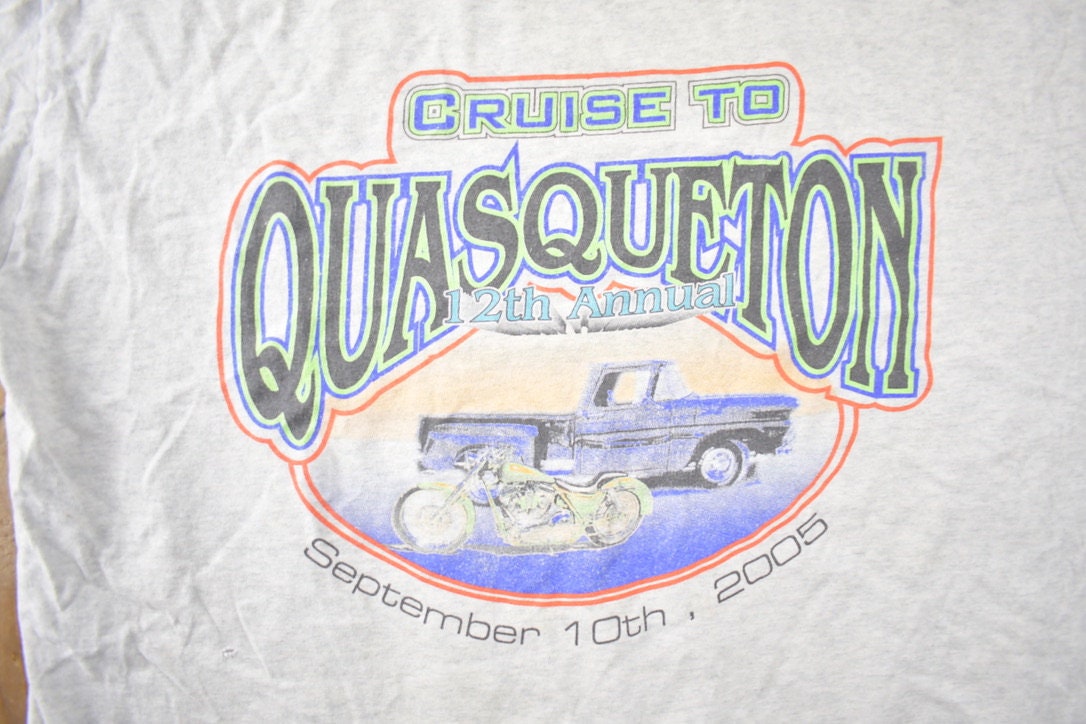 Vintage 2005 Cruise To Quasqueton Make A Wish Souvenir Travel T Shirt Size XL