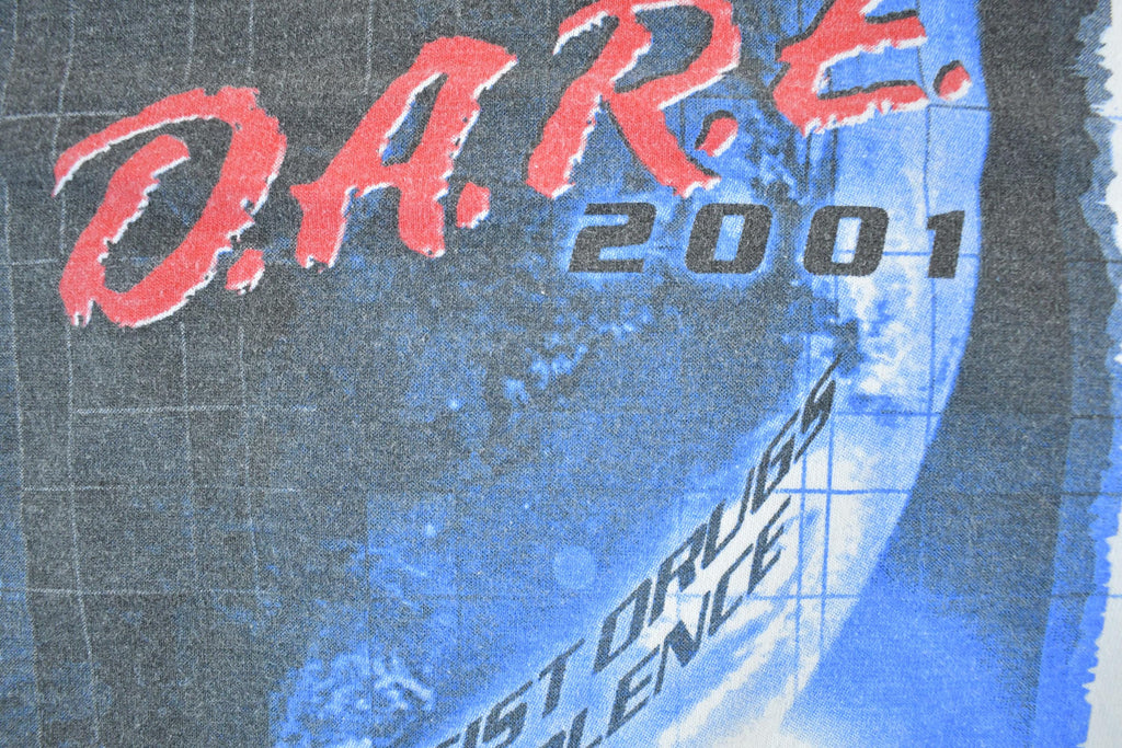 Vintage 2001 DARE Souvenir T-Shirt Mens M