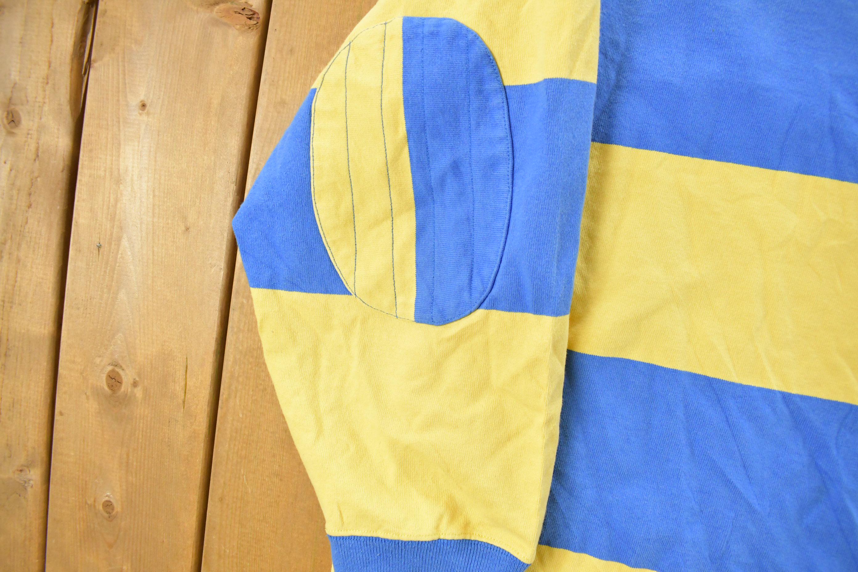 Vintage 1990s Polo By Ralph Lauren Button Up Rugby Shirt Mens 2XL