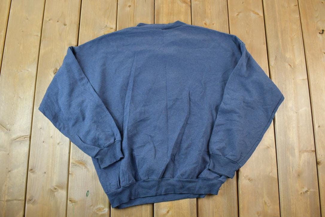 Vintage 1990s Soaring Eagle Wild Mountain Wilderness Expedition Outdoorsman Crewneck Sweatshirt
