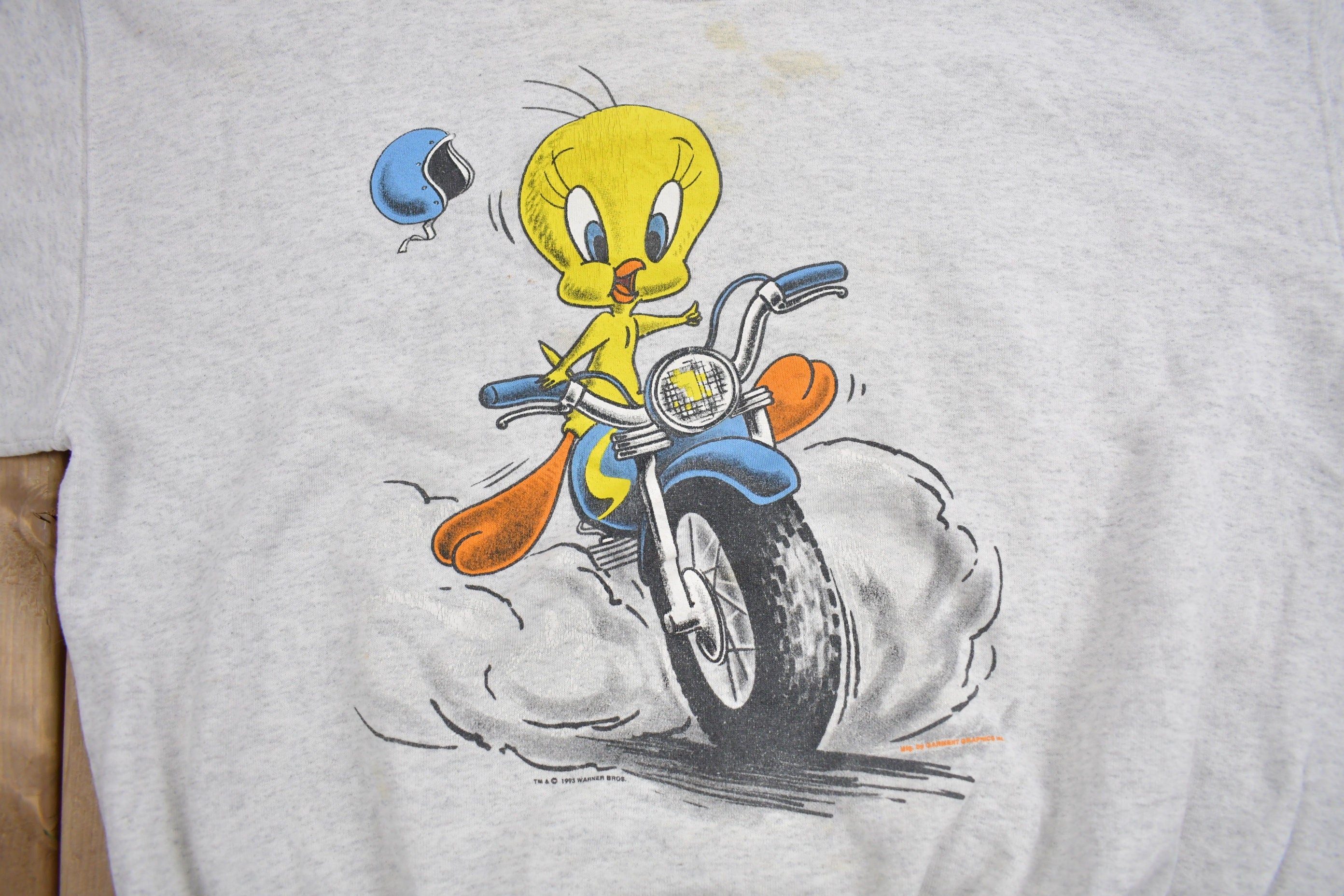 Vintage 1993 Looney Tunes Tweety Bird Graphic Crewneck