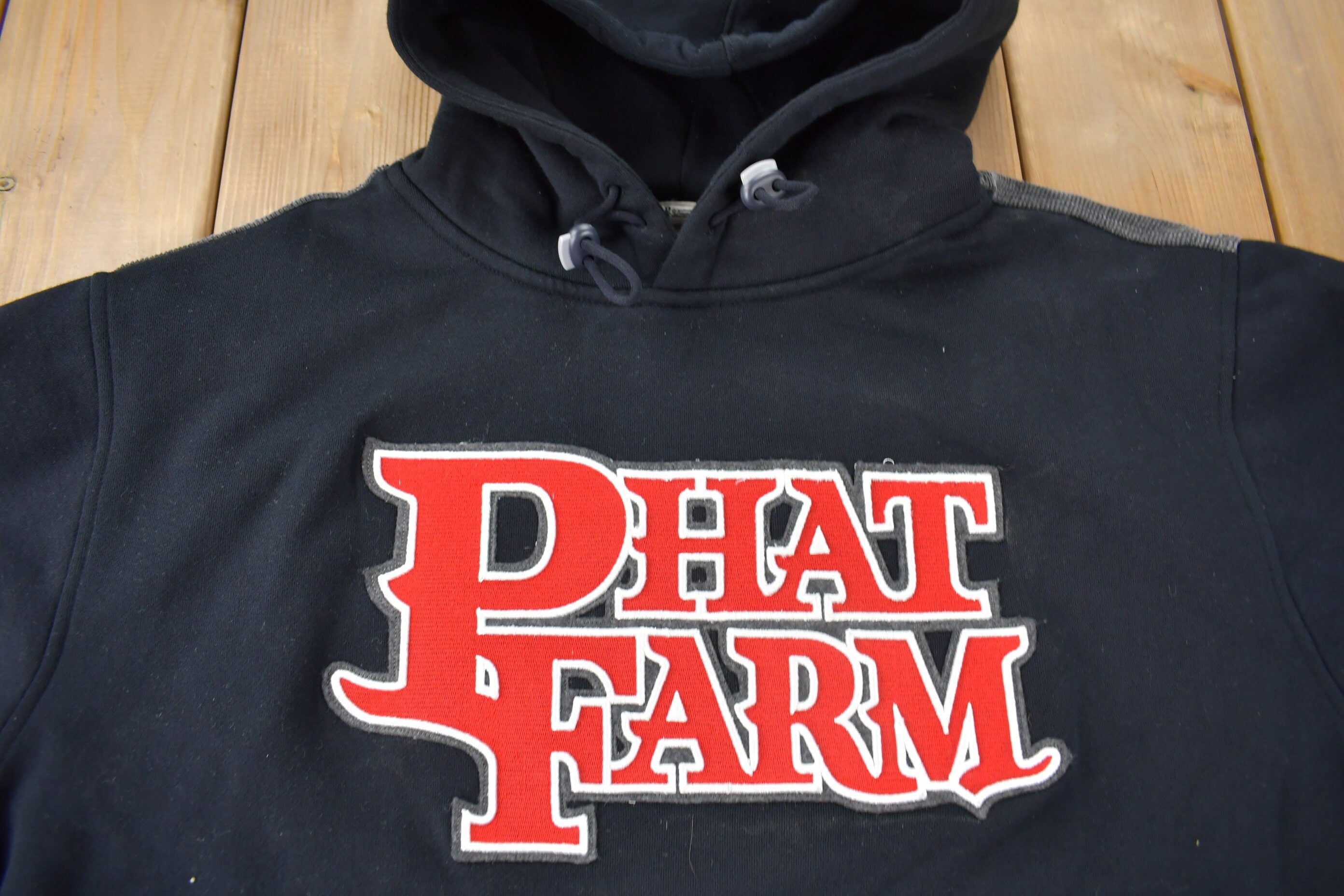 Vintage Deadstock Y2K Phat Farm Embroidered Corduroy Hoodie