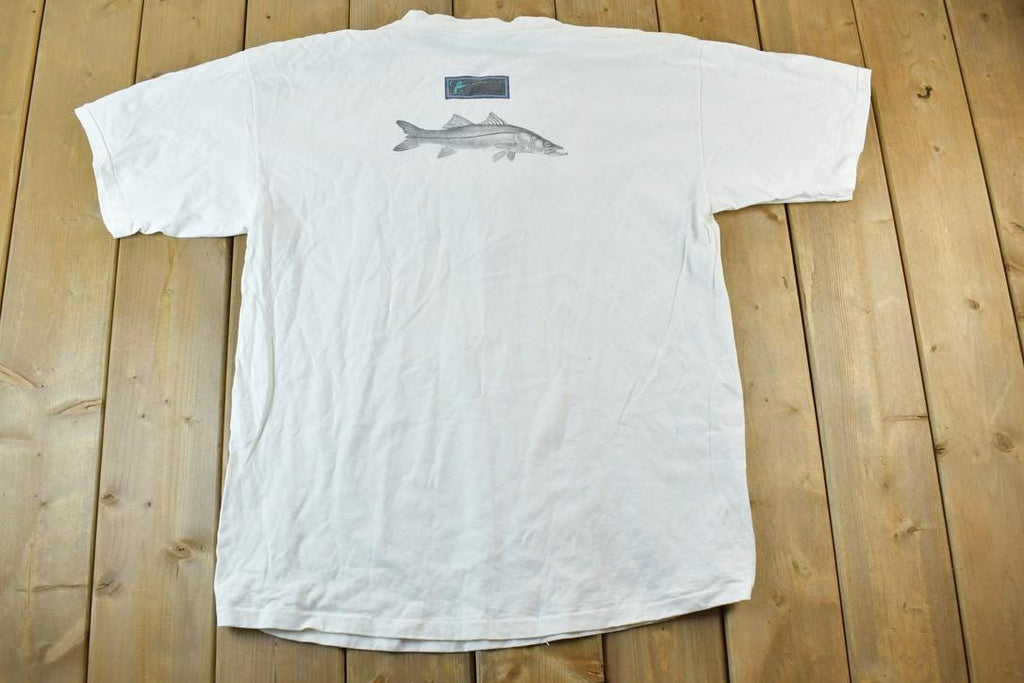 Vintage 1990s Snook Series Fishing T-Shirt