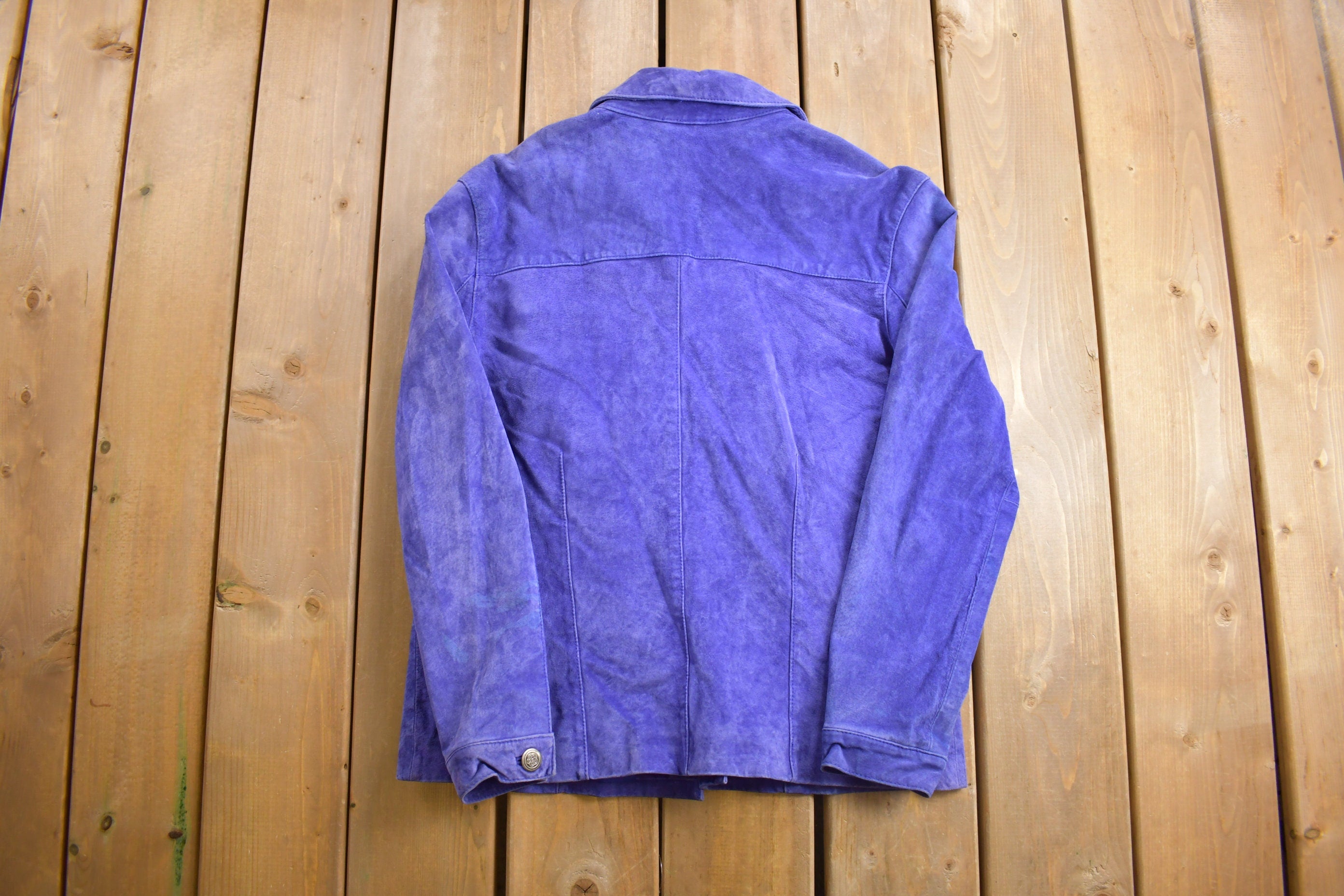 Vintage 1990s French Laundry Suede Jacket