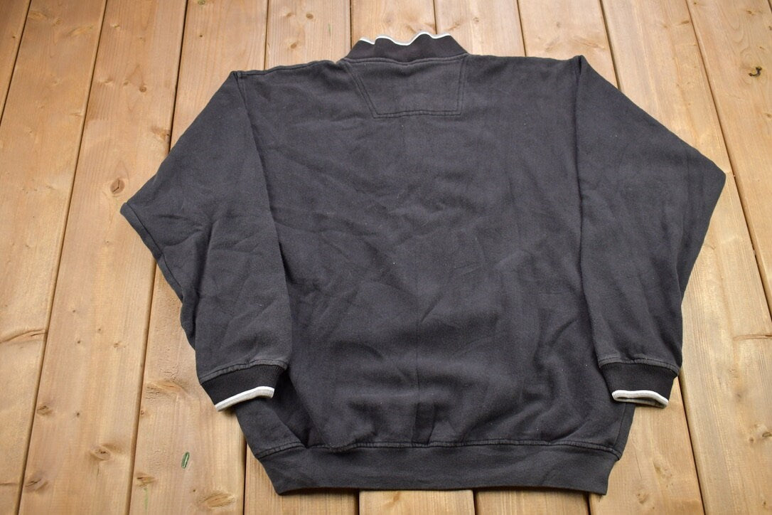 Vintage 1990s Spalding Athletic Quarter Zip Sweatshirt
