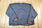 Vintage Y2K Champion Mustangs Windbreaker Crewneck Sweatshirt Mens XXL