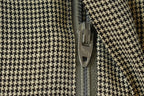 Vintage 1980s Pierre Cardin Houndstooth Pleated Wool Trousers Size 39 x 28.5