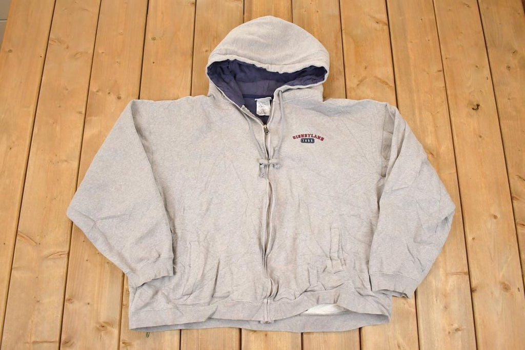 Vintage 1990s Disneyland Full Zip Hoodie Sweater Women's XL