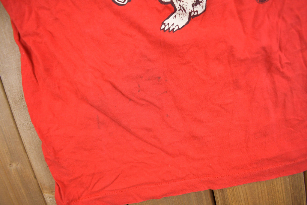 Vintage 1990s Wisconsin Badgers Basketball Collegiate T-Shirt