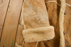 Vintage 1980s Shearling Leather Jacket