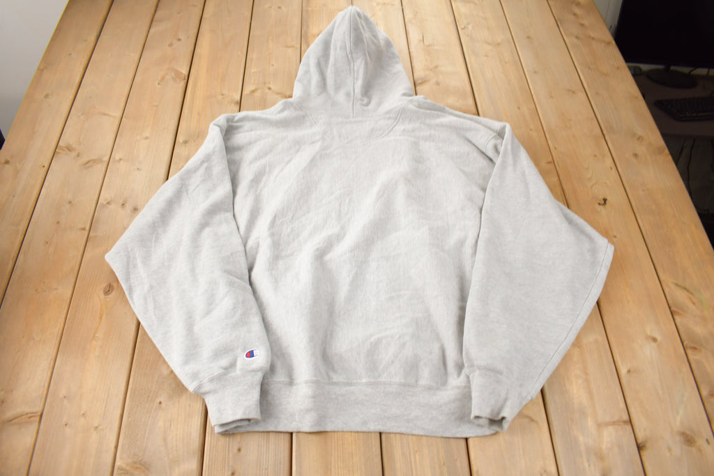 Vintage 2003 Es Tas home Of The Pink Taco Ames Iowa Champion Reverse Weave Hoodie