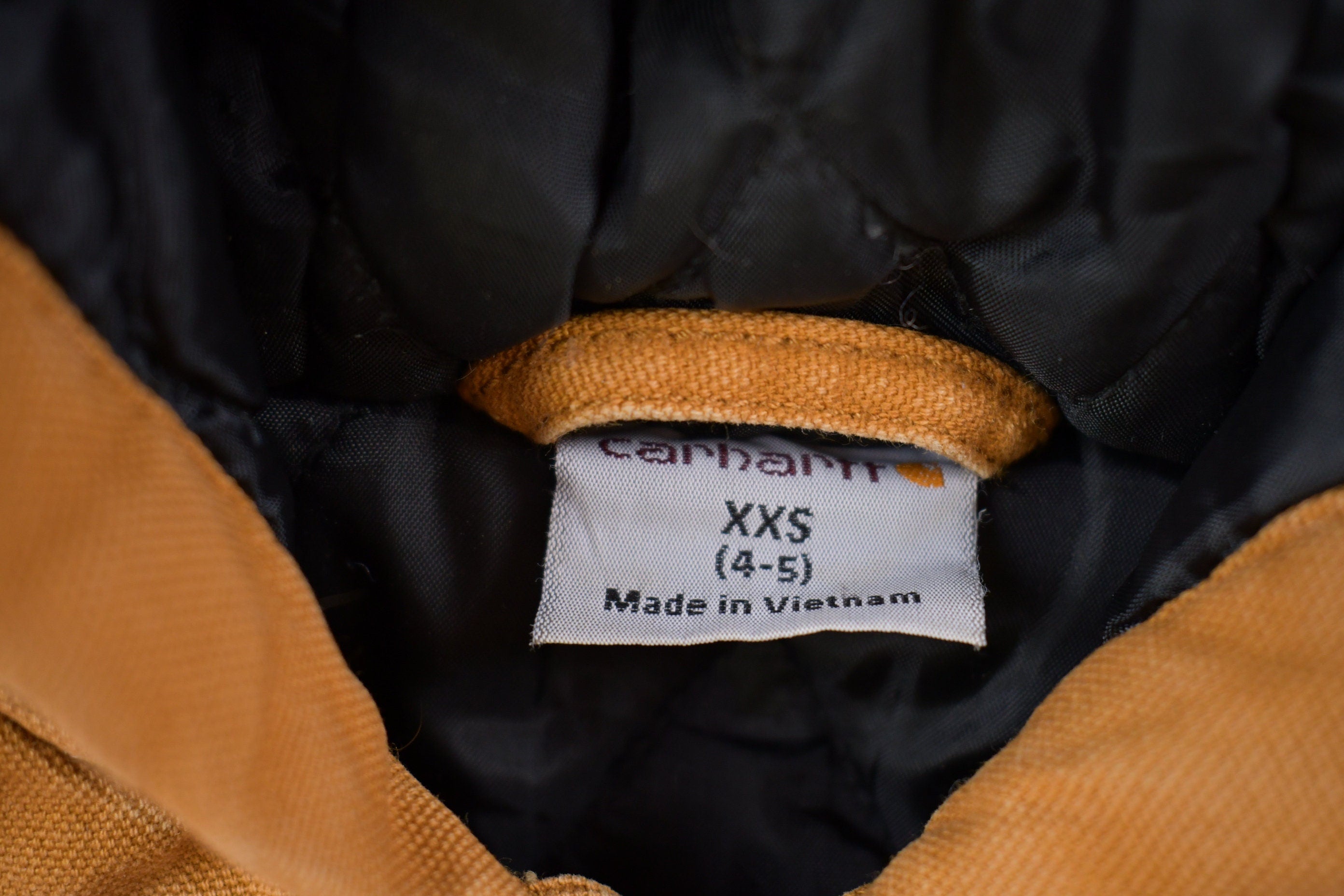 Vintage 1990s Kids Carhartt Hooded Jacket