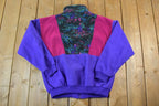 Vintage 1990s Climate Zone Neon Fleece Sweater