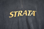 Vintage 1990s Strata Quarter Zip Fleece Sweater