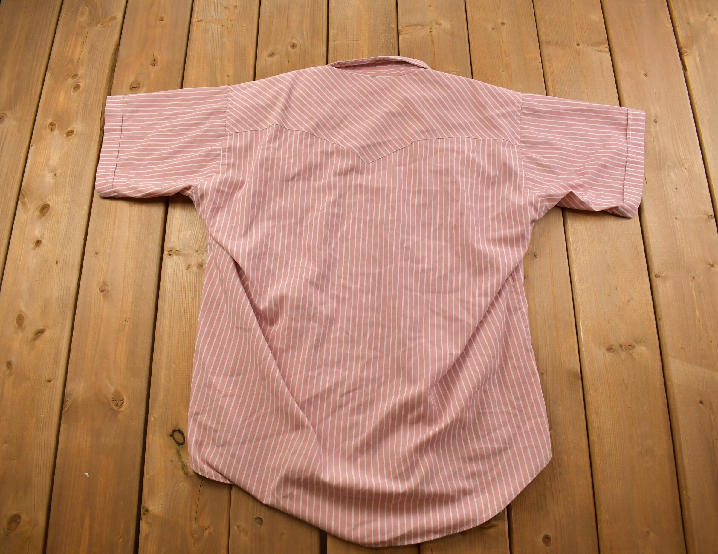 Vintage 1990s Ruddock Shirts Striped Button Up Shirt