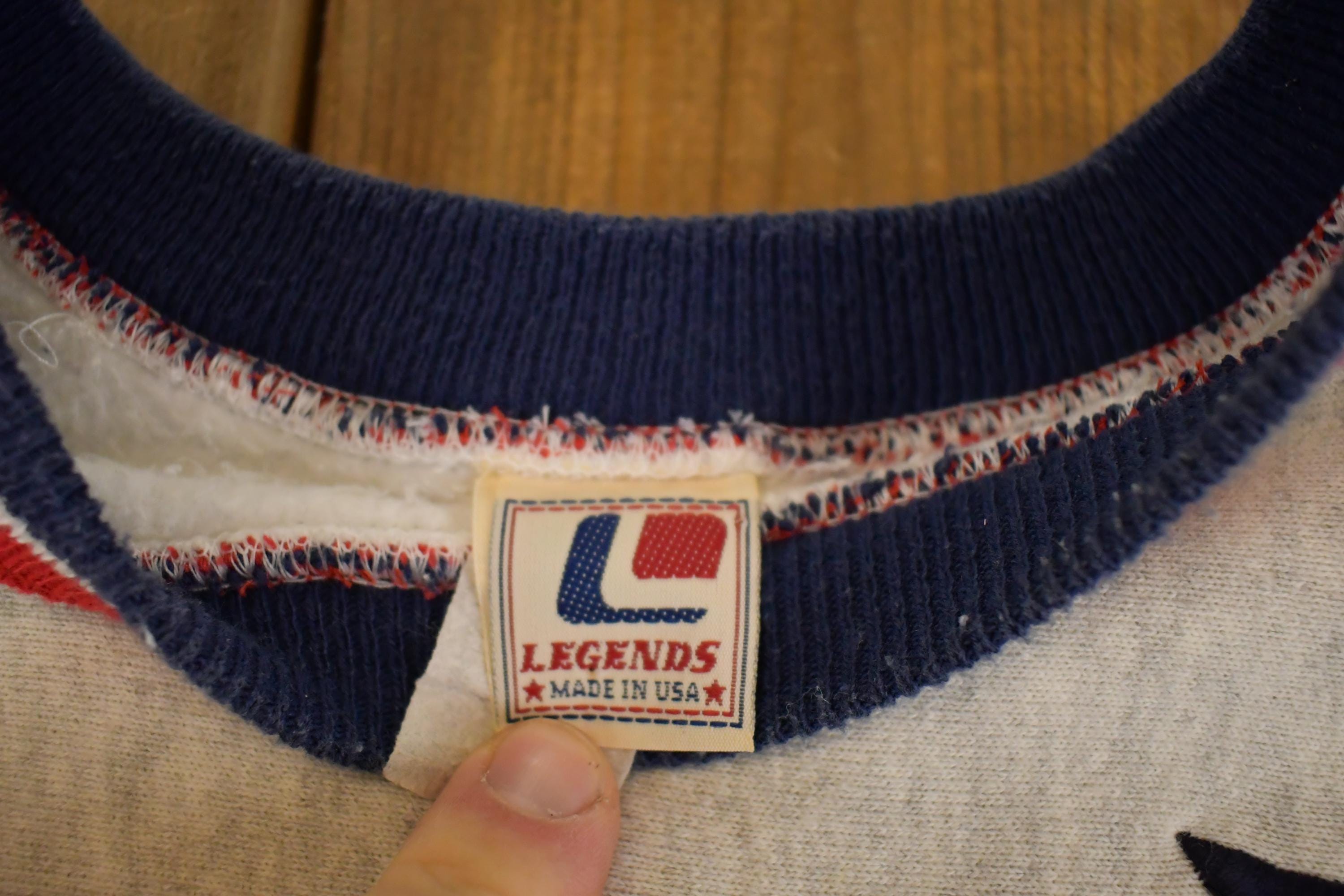 Vintage 1990s America AOP Souvenir Crewneck Sweatshirt Men's L
