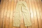 Vintage 1990s Wide Leg Green Dress Pants Size 28 x 32.5