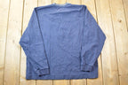 Vintage 1990s Eddie Bauer V Neck Sweatshirt  90s Crewneck  Made In USA  Streetwear  Embroidered
