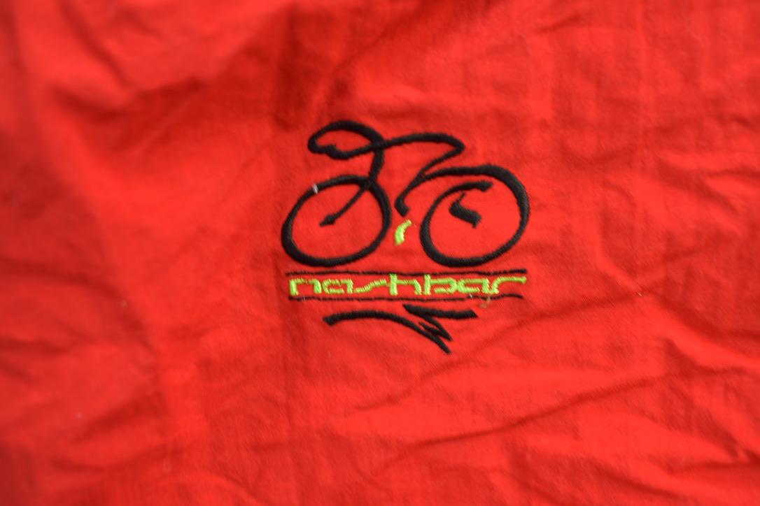 Vintage 1990s Nashbar Cycling Abstract Pattern Windbreaker Jacket