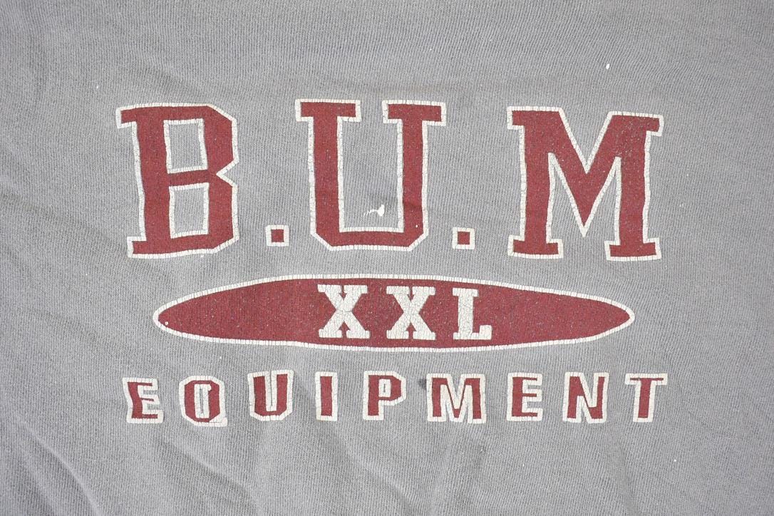 Vintage 1990s Bum Equipment Graphic Print Crew Neck Sweatshirt Mens XXL