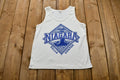 Vintage Early 1990s White and Blue Niagara Falls Canada Tank Top