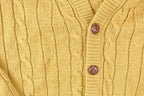 Vintage 1990s Towncraft Cable Knit Cardigan Sweater Men's L