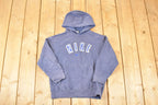 Vintage 1990s Nike Embroidered Mini Swoosh Hoodie Sweatshirt Men's S
