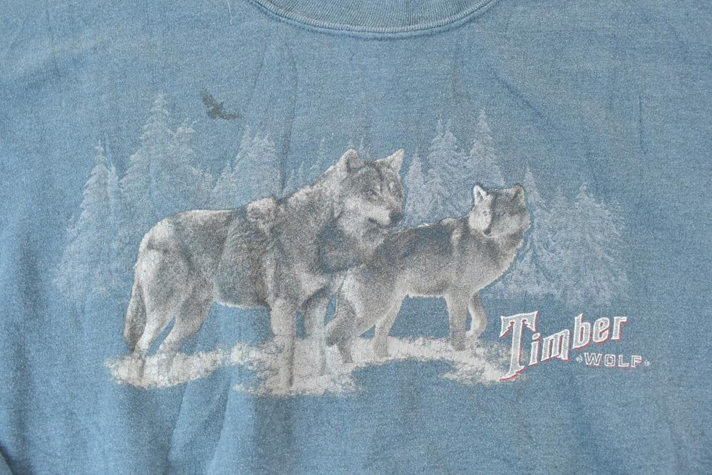 Vintage 1990s Y2K Timberwolves Outdoorsman Crewneck Sweatshirt