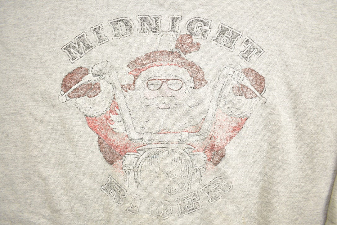 Vintage 1990s Butch And Sam's Union Bar & Grill Joliet Illinois Midnight Rider Crewneck / 90s Crewneck / Souvenir Sweater / Travel Vacation