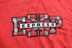 Vintage 1990s Express Plaid Graphic Crewneck Sweatshirt