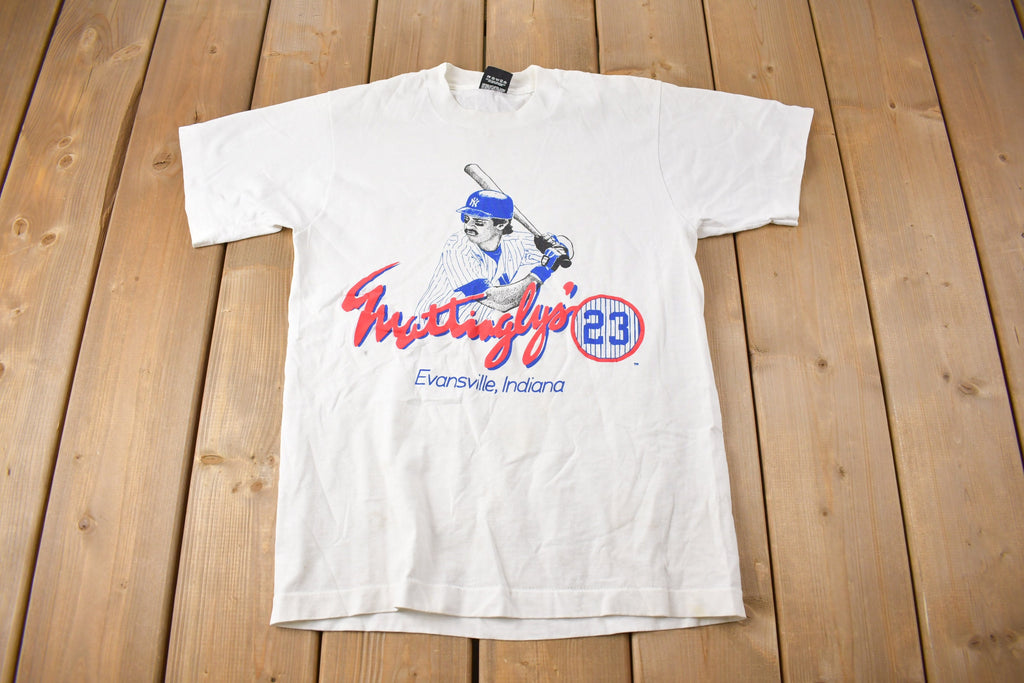 Vintage 1980s Don Mattingly New York Yankees Graphic Tee