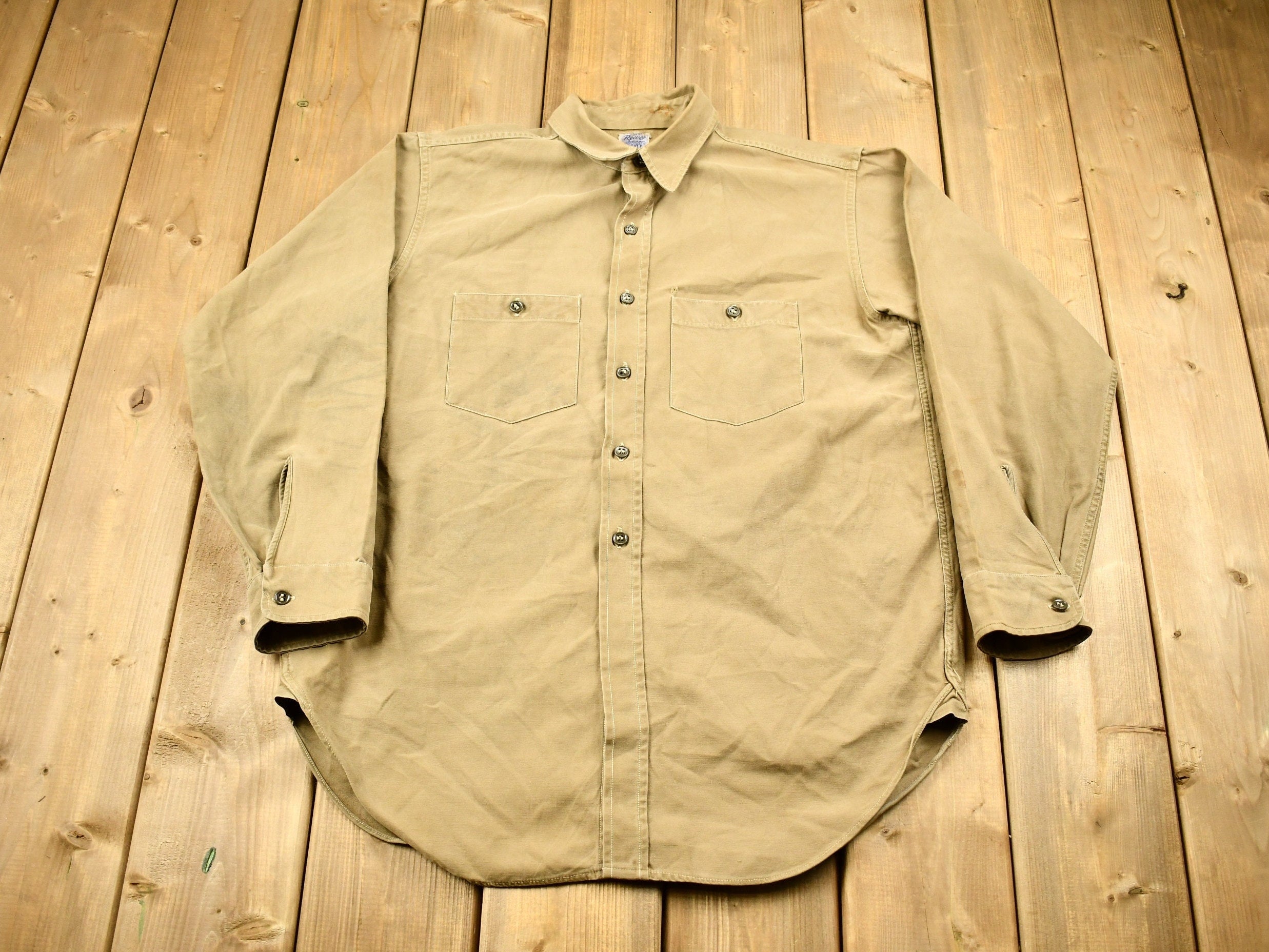 Vintage 1940s Reeves Hercules Mountain Cloth Work Jacket