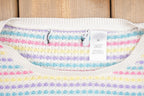 Vintage Rainbow Striped Knitted Sweater