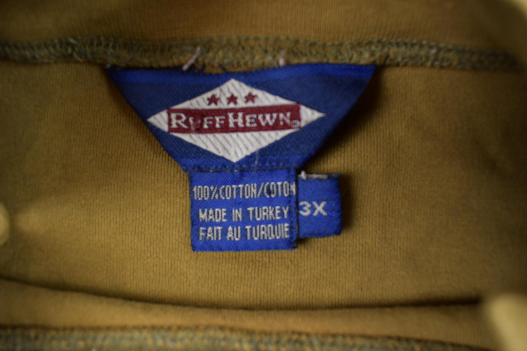 Vintage 1990s Blank Tan Turtleneck Sweatshirt